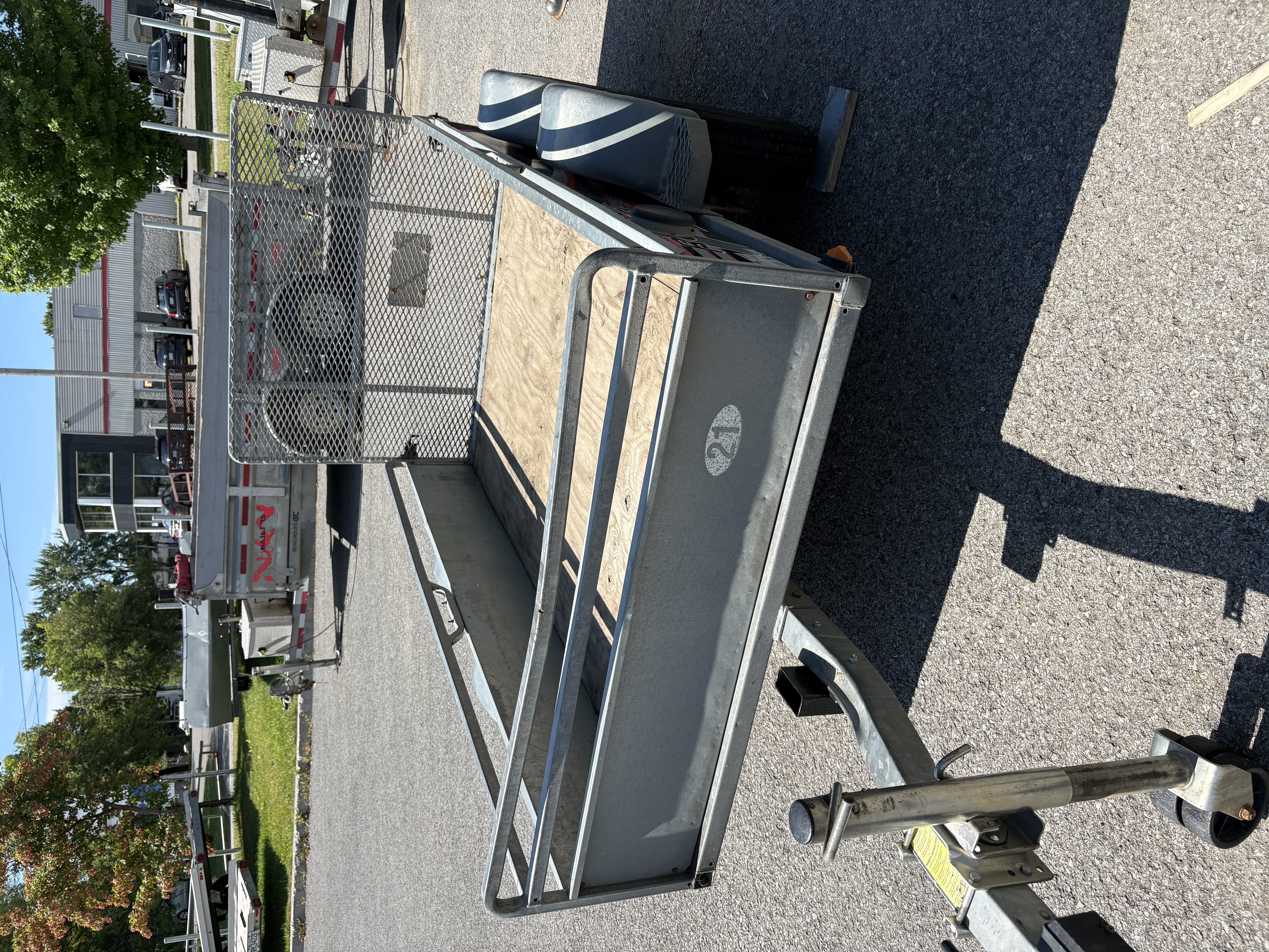 Remorque ouverte 4'6" x 8'  tandem