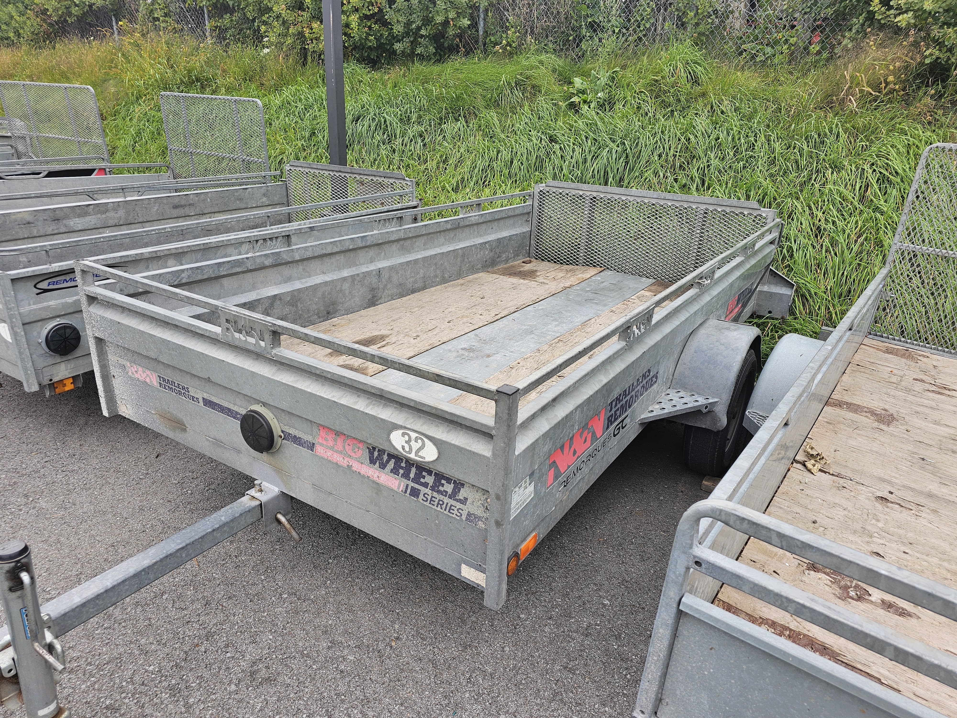 Remorque ouverte 5' X 10' rampe